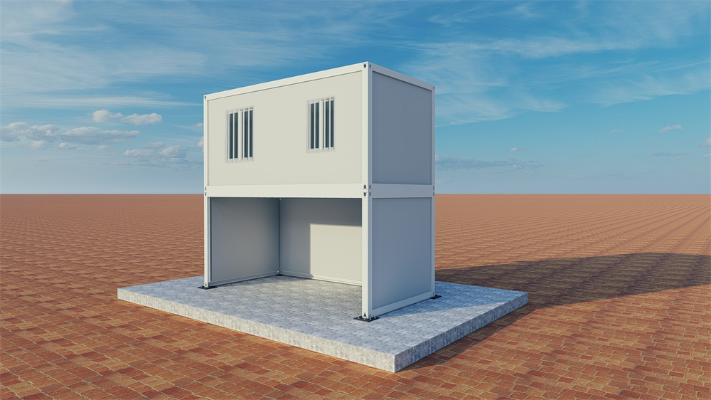 3×6×2.8m・2階建てユニットハウス